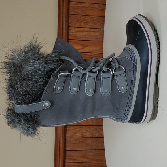 Sorel Joan of Arctic Quarry Black Winter Boots 6 - Picture 8 of 16
